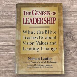 The Genesis of Leadership Nathan Laufer Hardcover Bible Study Book